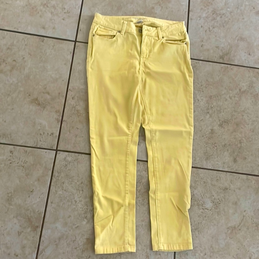 Ankle Length Yellow Pants